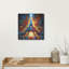 «Eiffel Tower Abstract» par Rey Klimt, art mural en métal-673351715