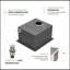 15 po x 17 po x 10 po cuve de cuisine encastrée en acier inoxydable de calibre 16 avec profondeur de 10 pouces-111493363