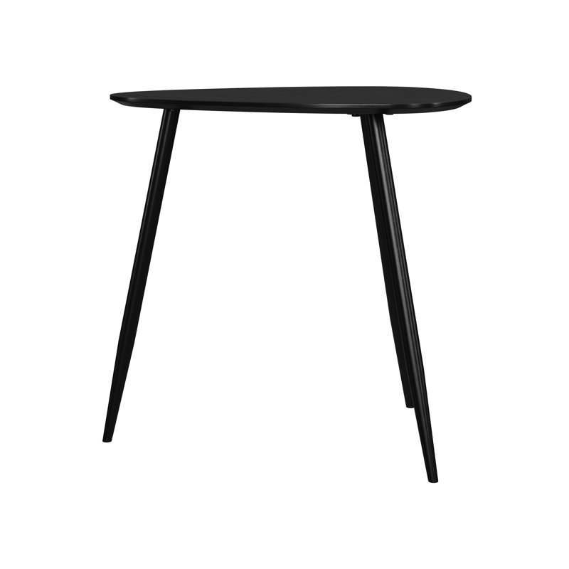 Triangular Solid Wood End Table, 20.05" H x 20.08" L x 16" W