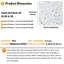Terrazzo 1.5mm Thick 45.7cm W x 45.7cm L Vinyl