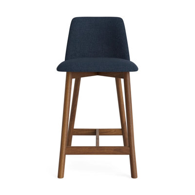 Chip Walnut Counter Stool - Camp Navy