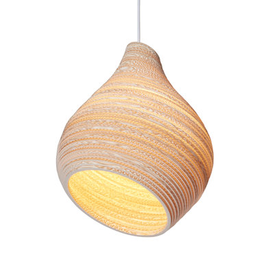 Luminaire suspendu Scraplights Hive 9 - blond