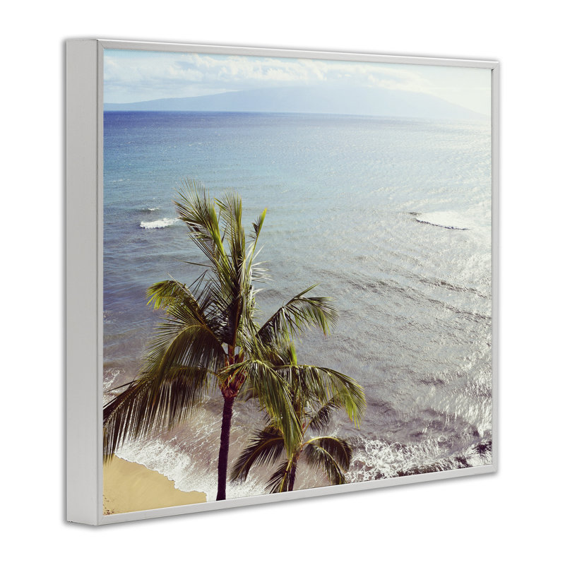 Giclée encadrée «Happy Soul Palm Coast», conception de Natalie Carpentieri, H 24 po x l 30 po