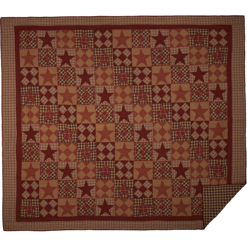 Dawson Star Patchwork Quilt, California King Quilt
