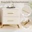 40cm W Manufactured Wood Bedside Table
