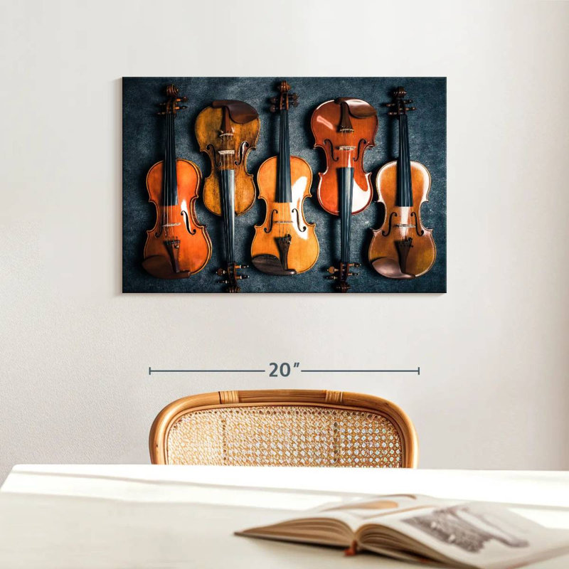 Abarca Violin Collection, 16" H x 24" W