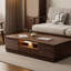 table basse en noyer-102782898