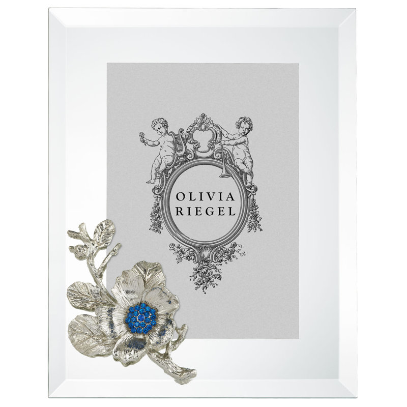 Botanica Glass Picture Frame, Silver