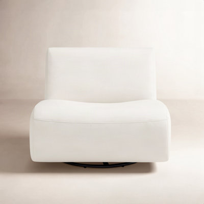 Nita 33'' Swivel Upholstered Accent Chair