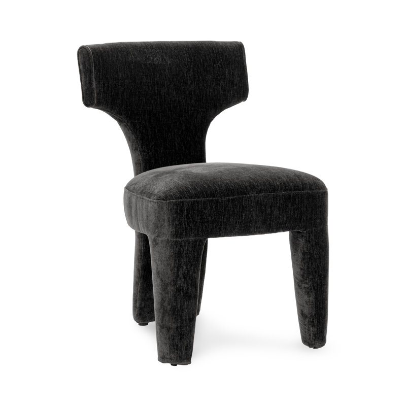 Khai Upholstered Dining Chair, Charcoal