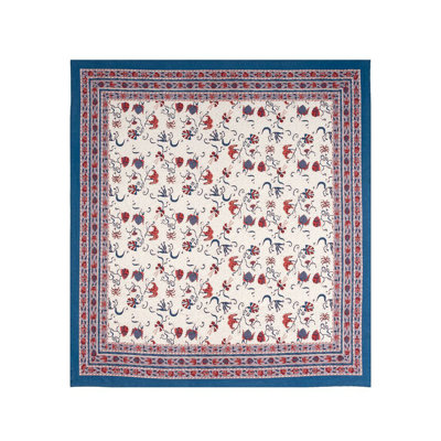 Fleurs Des Indes Handmade Floral Tablecloth