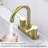 Bathroom faucet with 360 degree turn spout-110825941
