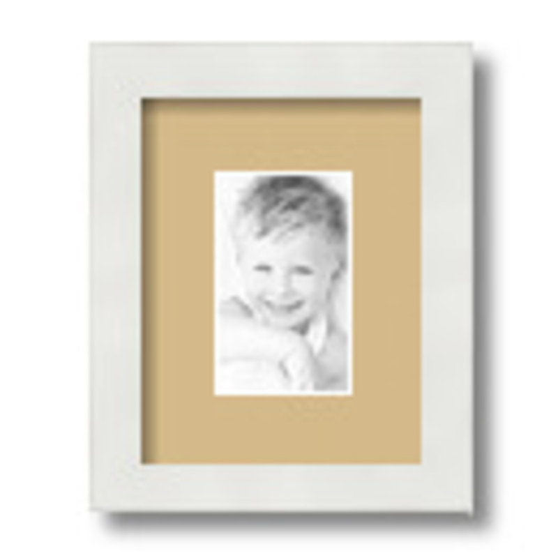 Matte Picture Frame with Mat, Autumn Gold