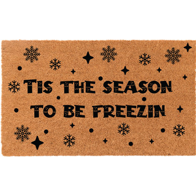 Tapis d'extérieur antidérapant Tis the Season to Be Freezin