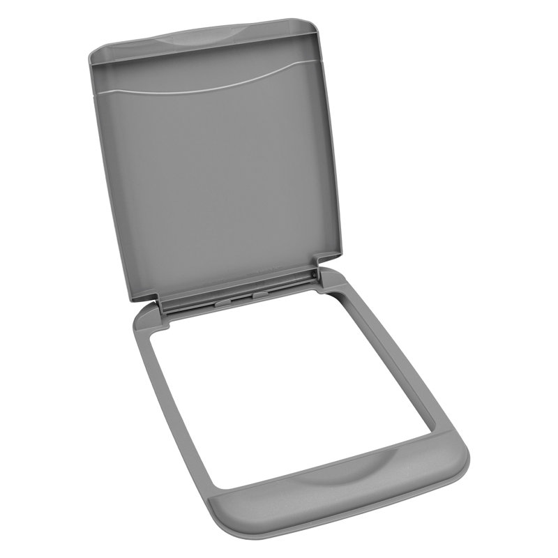 Rev-A-Shelf Couvercle de remplacement de poubelle (couvercle seulement), Blanc, 35 qt.