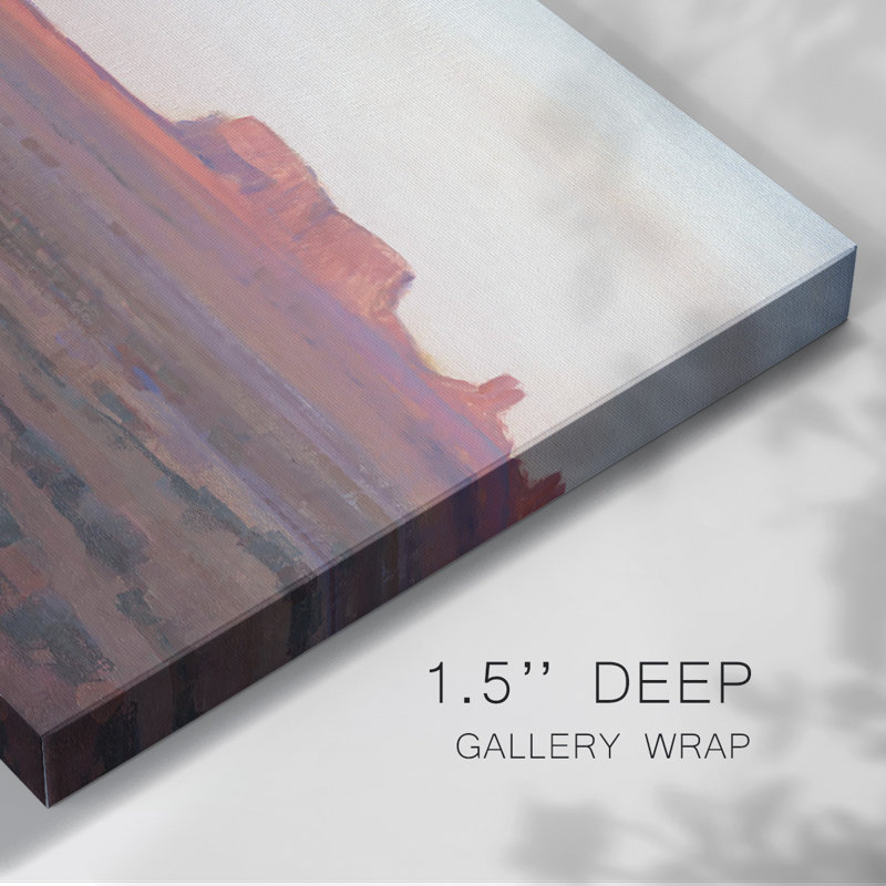 Red Rocks at Dusk I-Gallery Wrapped Canvas, 24" H x 36" W