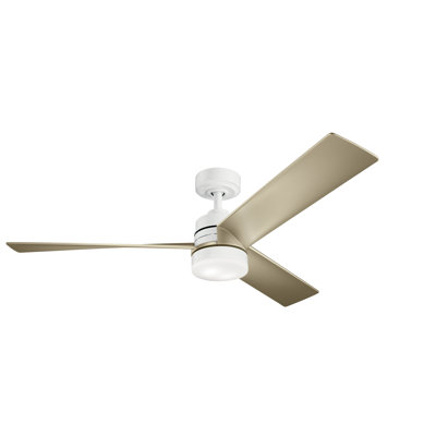 Ventilateur de plafond à 3 lumières DEL Kichler Spyn