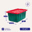 HOMZ Durabilt, bacs de rangement en plastique robustes avec couvercles-126281890-126281891