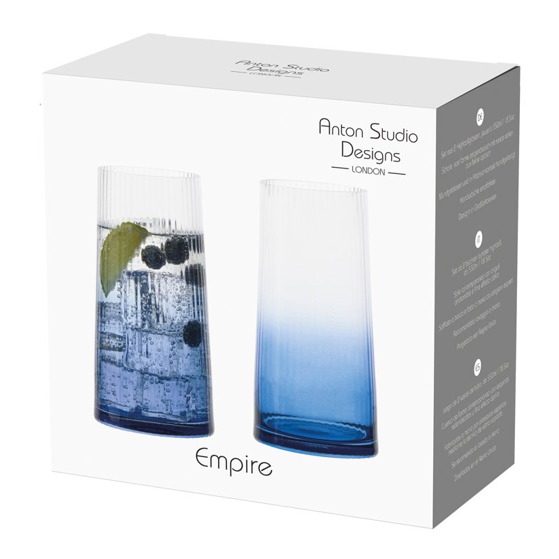 Empire Hiball Tumblers, Blue