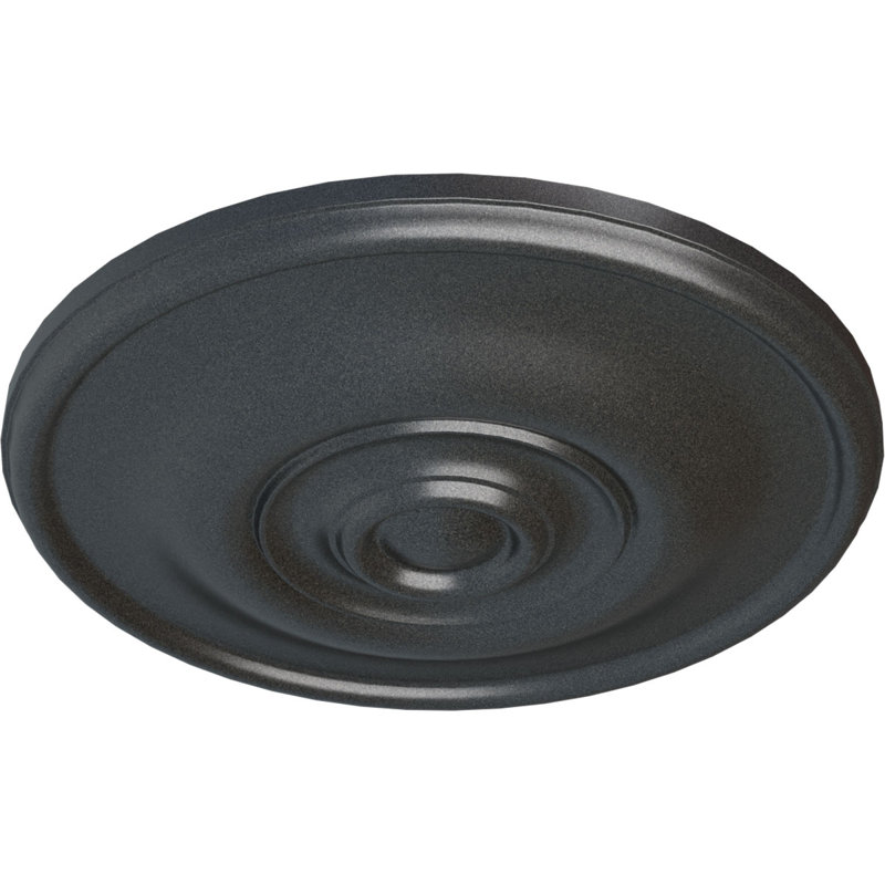 Médaillon de plafond H 11,75 po x l 11,75 po Jefferson, Étain