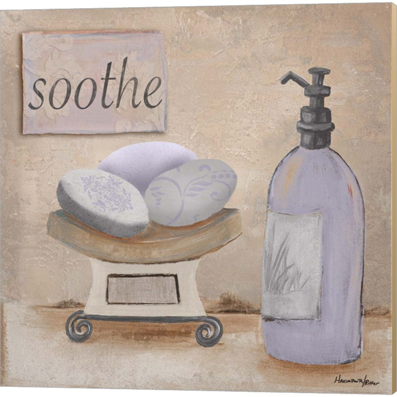 «Lavender Bath» par Hakimipour - Ritter, art sur toile (ensemble de 2)