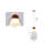 1 - Light Single Pendant With A White Glass Shade