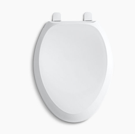French Curve Elongated Toilet Seat, Sandbar, Non Ready Latch