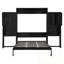 Grand lit escamotable avec bureau, coiffeuse et armoires-218273621