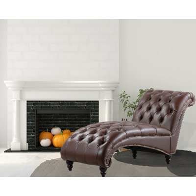 Chaise longue sans accoudoirs capitonnée Ryo