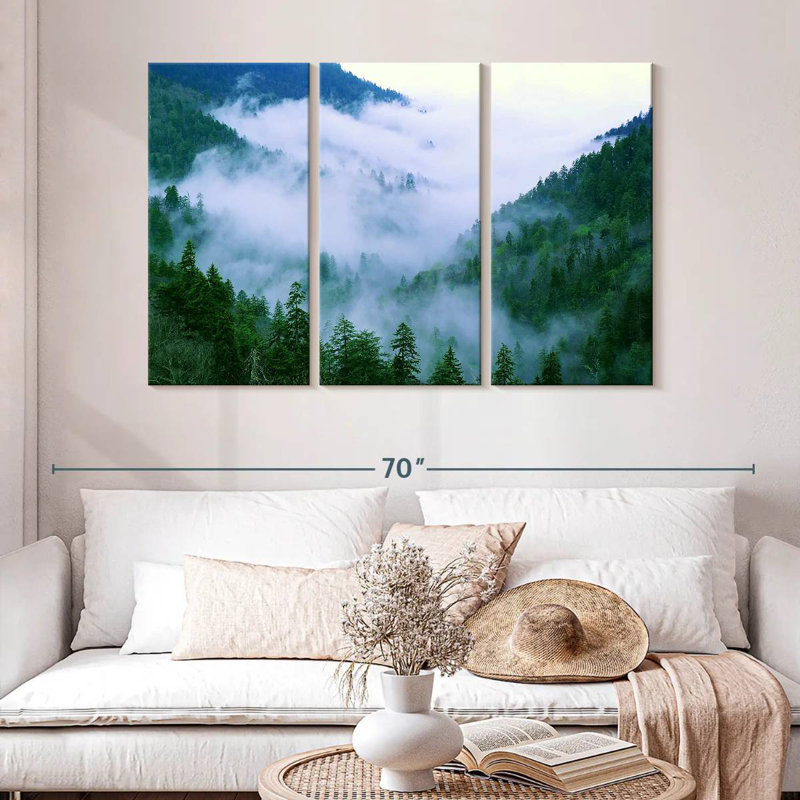 Brume Smoky Mountains, H 32 po x l 50 po