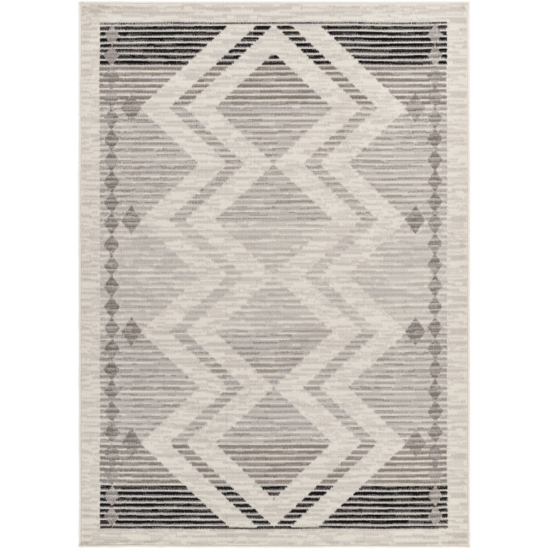 Ingeburg Geometric Indoor Rug, Rectangle 7'10" x 10'
