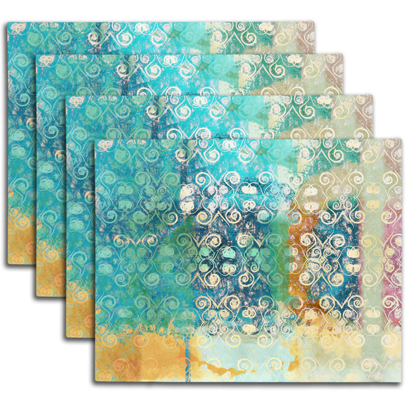 Napperon abstrait en polyester