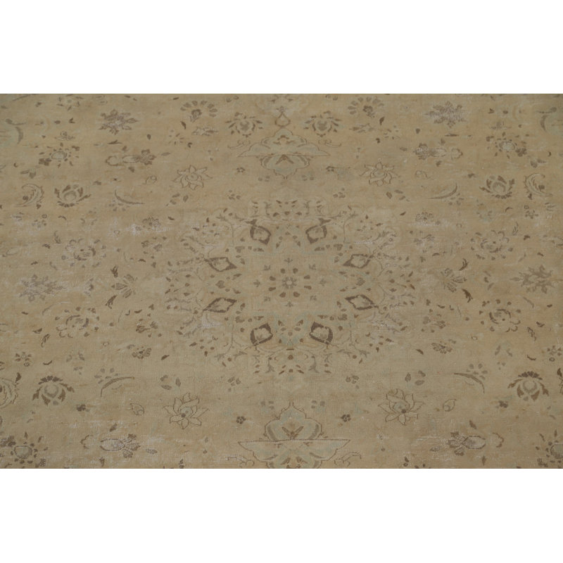 Grand tapis traditionnel rétro 11 x 15