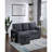 Dark Grey Pull Out Sofa Bed