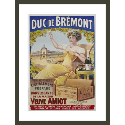 Duc de Bremont - Veuve Amiot by Unknown -Framed Giclee Print