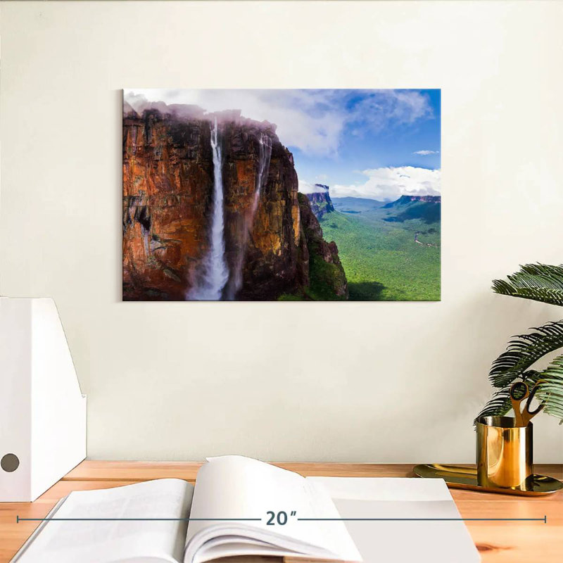 Alvord Wispy Angel Falls, H 8 po x l 12 po