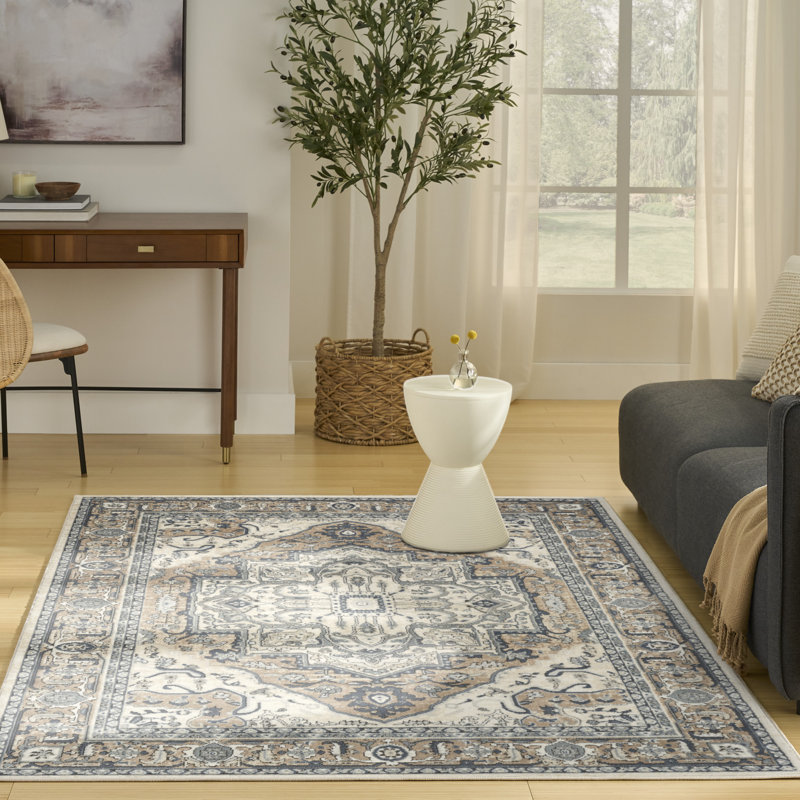 Tapis taupe Graelyn, Rectangle 5 pi 3 po x 7 pi 3 po