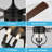 52" Industrial Ceiling Fan with Light Kit and Remote Control, Quiet DC Motor Ceiling Fan for Living Room