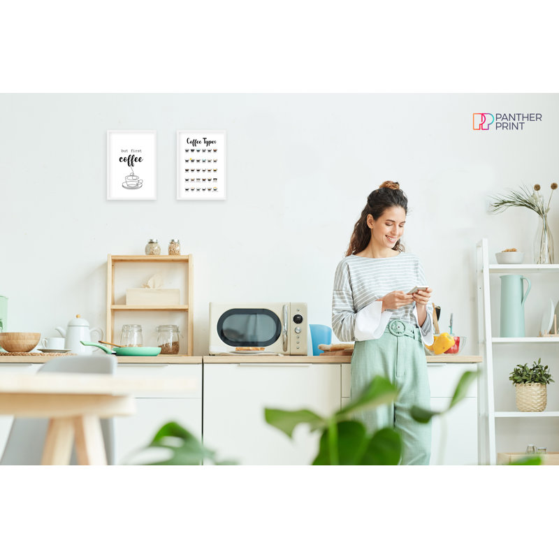 Essential Coffee Guide - 2 Piece No Frame Print Set, 42cm H x 29.7cm W