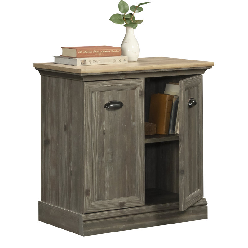 Utility Stand With Adjustable Shelves, Brown Finish