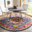 Posner Oriental Wool Navy/Fuchsia Area Rug-33492006