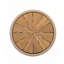 Table d'appoint d'extérieur, corde beige et finition en teck clair, hauteur 18,90 po, diamètre 16,14 po, design élégant en forme de sablier, résistant aux intempéries, pour patio, terrasse, jardin, balcon, style minimaliste moderne-1007508642-1007508640