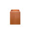 Base de meuble-lavabo simple 36 po fixée au mur en orange seulement