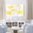 Flower Poppies On Cream, Yellow, Gold-723892168