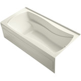 Mariposa® 60" x 36" Alcove Soaking Acrylic Bathtub with Heater