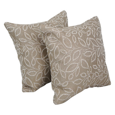 Floral Reversible Throw Pillow