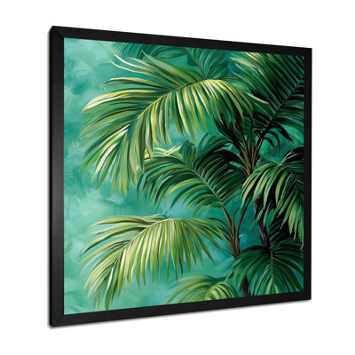 Claritza, palmiers tropicaux au Mexique - palmiers et palmiers, art mural pour le salon