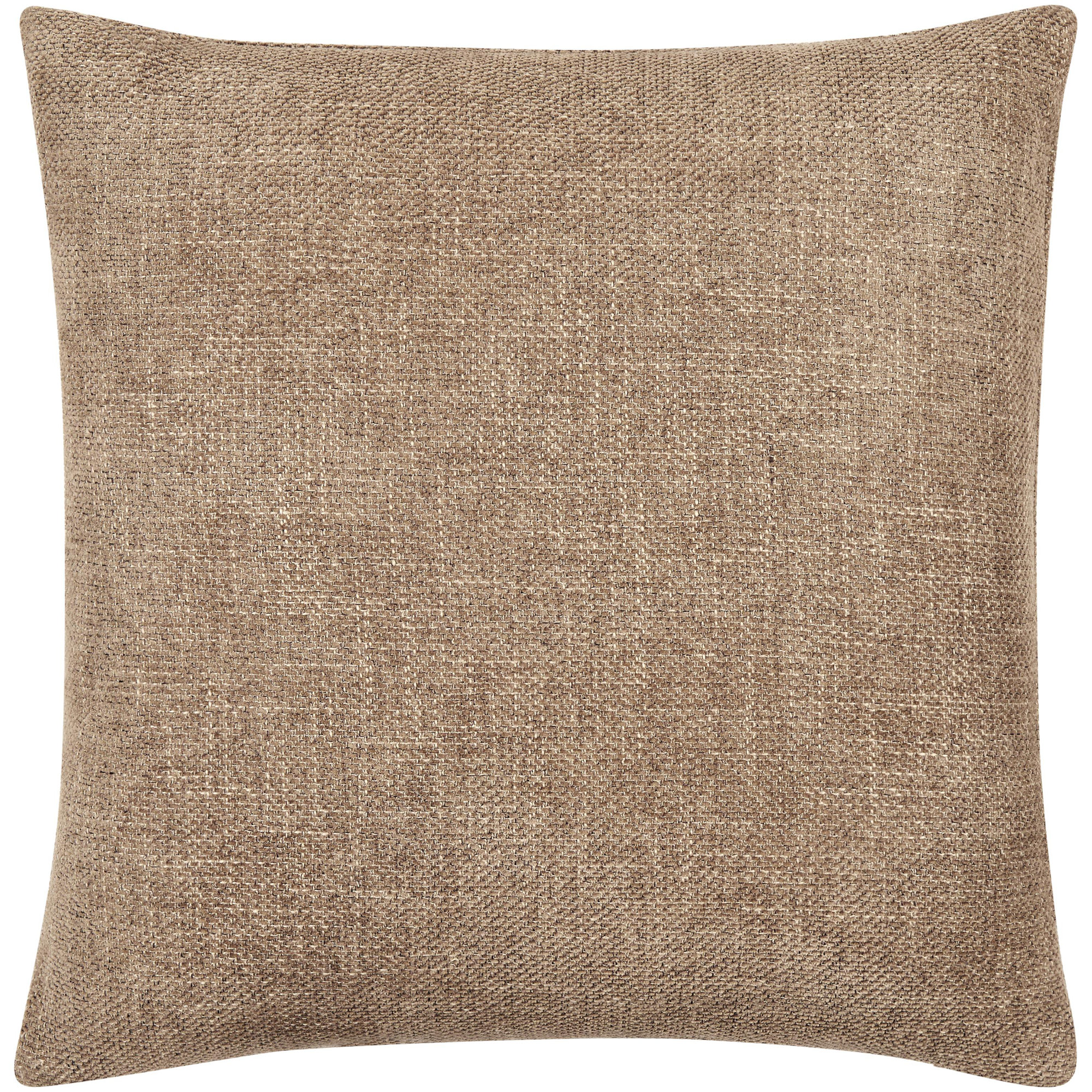 Kamaili Pillow Cover, 22"H x 22"W, Brown, Pillow Cover Only - No Insert