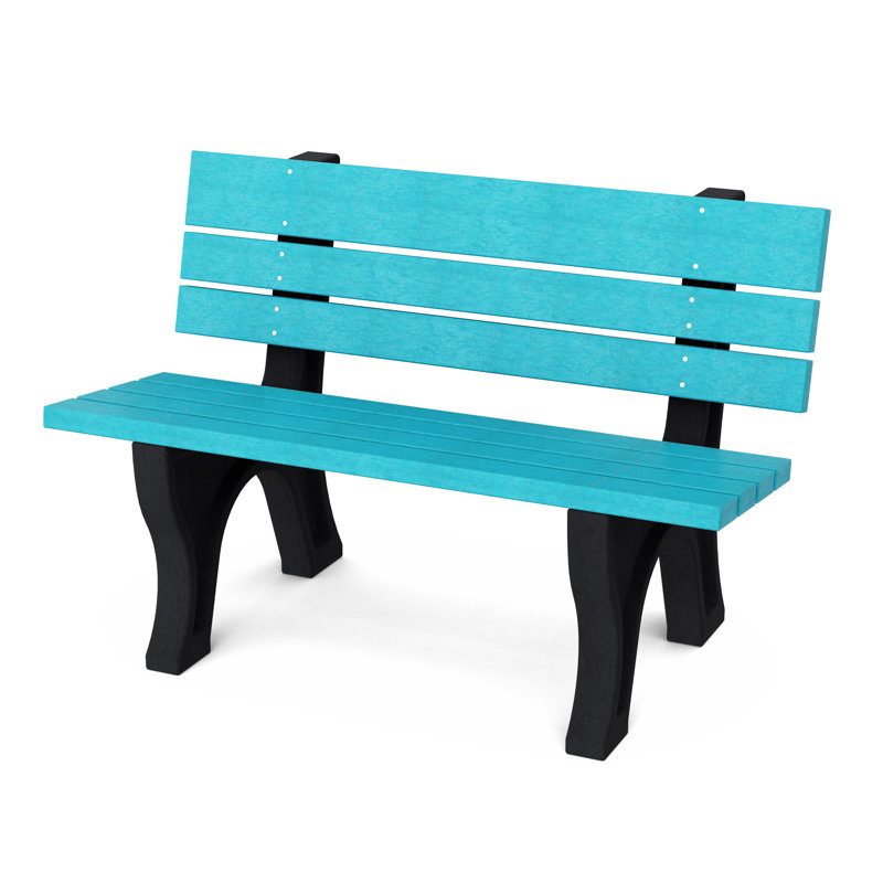 Banc Heritage Park, 4 pi, Bleu / Noir
