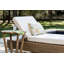 Teak Outdoor Round Teak Side Table